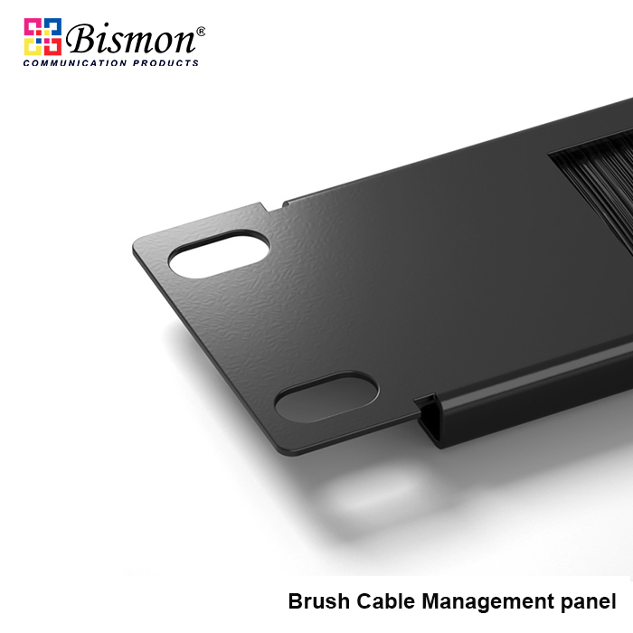 Brush Cable Management panel(ชนิดแปลงขน ในการจัดสาย)
